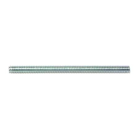 Fully Threaded Rod, 10-24, Grade 2, Zinc Plated Finish, 10 PK